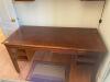 Wooden work Desk with brass knob (contents NOT included) - 12