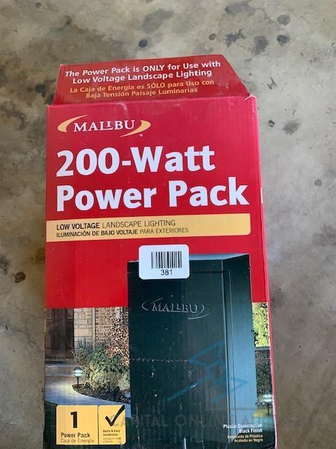 Malibu 200 Watt power pack for landscaping