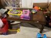 Decorative wooden table (items on table not included) - 2