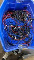 Tub of Assorted Cables