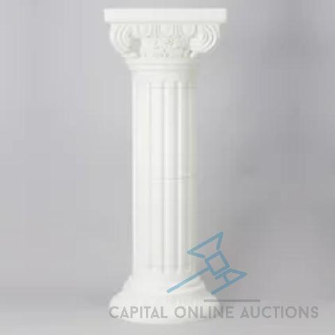 (3) White Roman Columns