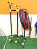 PVC Hoola Hoop Stand -- Comes with Hoops