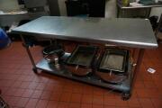 6' Stainless Steel Prep Table