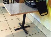 (5) Grey Café Tables