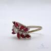 14kt Gold, Ruby, & Diamond Cocktail Ring - 2