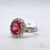 Gorgeous 14kt Gold, Pink Tourmaline, & Diamond Ring - 2