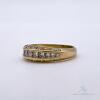 Gorgeous 18kt Gold & Diamond Band Ring - 2