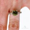 14kt Gold, Green Tourmaline, & Diamond Cocktail Ring - 4