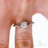 14kt White Gold & Diamond Engagement Ring - 5