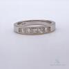 14kt White Gold & Diamond Band Ring