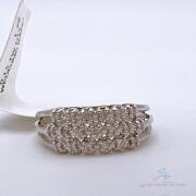 14kt White Gold & Diamond Band Ring