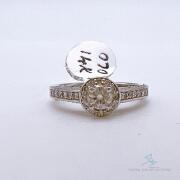 14kt White Gold & Diamond Engagement Ring