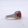 14kt Gold, Ruby, & Diamond Cocktail Ring - 3