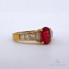 18kt Gold, Ruby & Diamond Cocktail Ring - 3