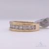 14kt Gold & Diamond Band Ring - 2