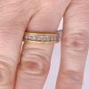 14kt Gold & Diamond Band Ring - 4