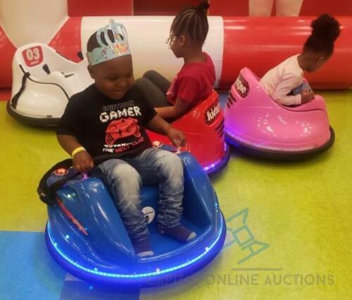 UFO Mini Bumper Car with customizable MP3 music and timer (red)