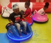 UFO Mini Bumper Car with customizable MP3 music and timer (red)