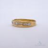 18kt Yellow Gold & Diamond Band Ring - 2