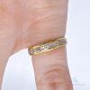 18kt Yellow Gold & Diamond Band Ring - 4