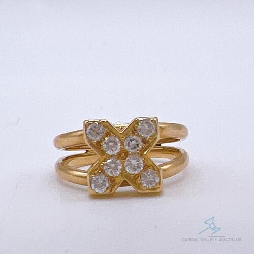 14kt Yellow Gold & Diamond Ring