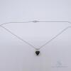 Platinum,Green Tourmaline & Diamond Necklace - 3