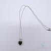 Platinum,Green Tourmaline & Diamond Necklace - 4