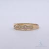 14kt Yellow Gold & Diamond Band Ring - 2