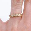 14kt Yellow Gold & Diamond Band Ring - 4