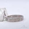 14kt White Gold & Diamond Band Ring - 2