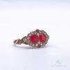 Vintage 14kt Gold, Ruby, & Diamond Ring - 3