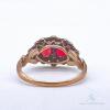 Vintage 14kt Gold, Ruby, & Diamond Ring - 4