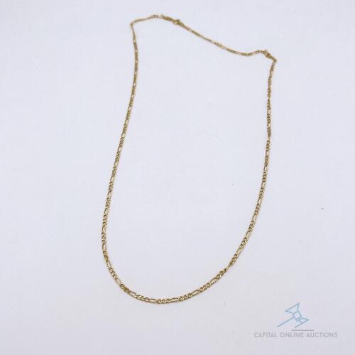 14kt Solid Yellow Gold Chain Necklace