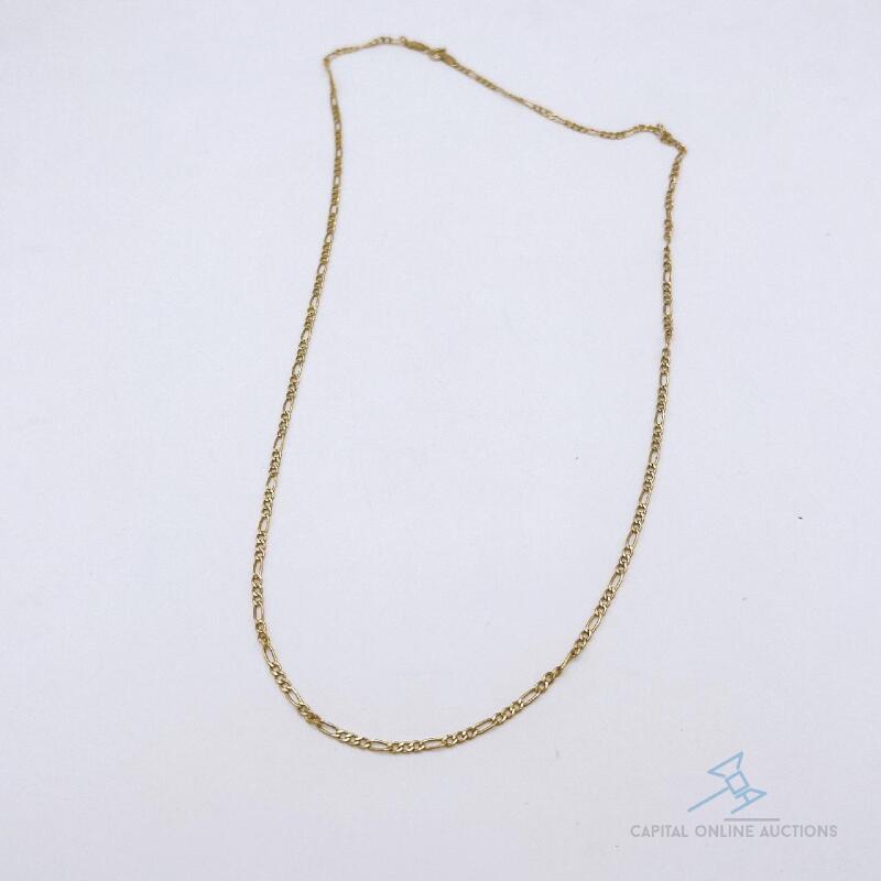 14kt Solid Yellow Gold Chain Necklace