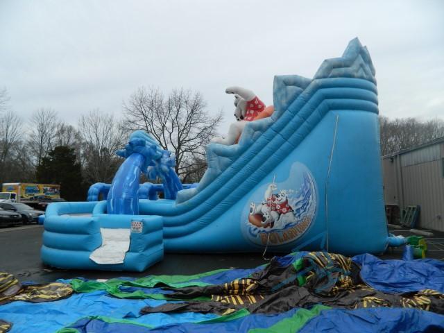 Polar Plunge Dual Lane Water Slide (N-flatables, Cutting Edge Designs)