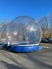 Giant Human Snow Globe - Snowflake Backdrop (Magic Jump)