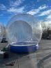 Giant Human Snow Globe - Snowflake Backdrop (Magic Jump) - 2