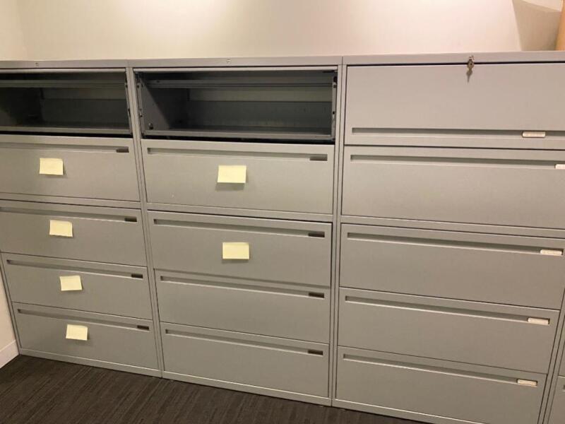 5 Filing Cabinets