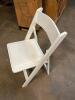 52 White Wood Folding Chairs