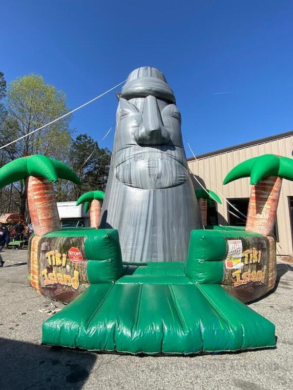 Tiki Island Inflatable Rockwall