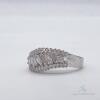 18kt White Gold & Diamond Band Ring - 3