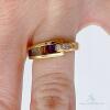 Designer 18kt Yellow Gold Gemstone Band Ring - 4