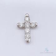 14kt Gold & Diamond Cross Pendant- 2.50 CTW