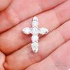 14kt Gold & Diamond Cross Pendant- 2.50 CTW - 3