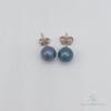 14kt Gold & Pearl Stud Earrings - 2