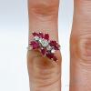 14kt Gold, Ruby, & Diamond Cocktail Ring - 4