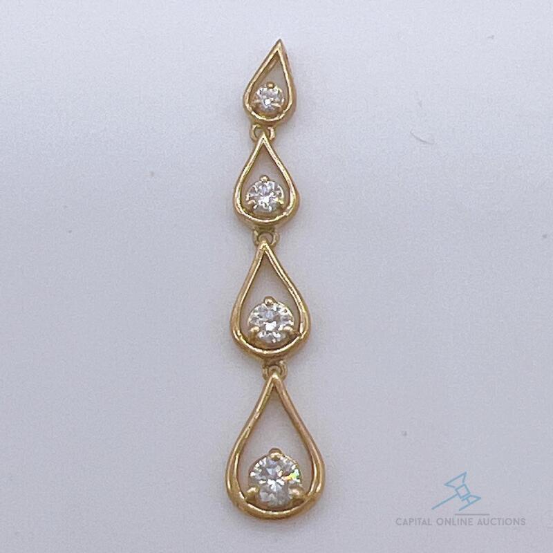 14kt Gold & Diamond Pendant