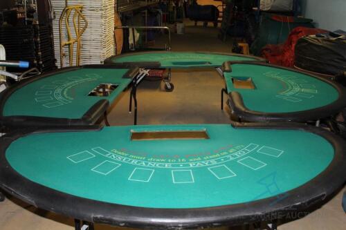 3 Blackjack Tables