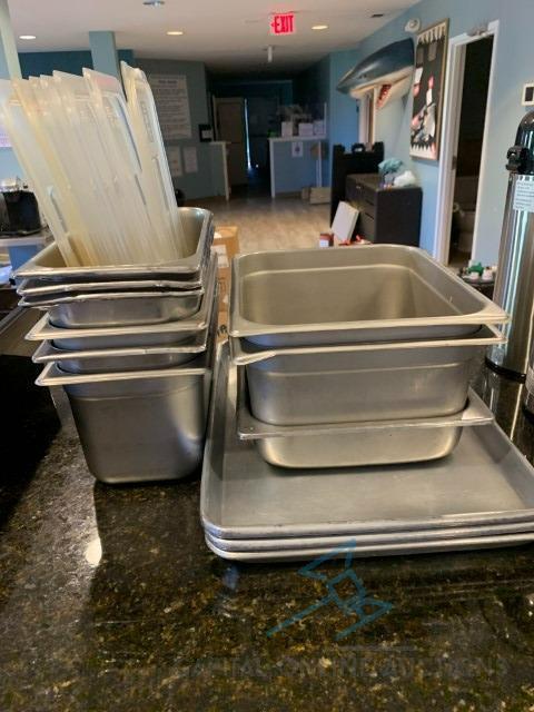 Stainless Steel Pans Mixed sizes