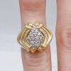 Men's 14kt Yellow Gold & Diamond Band Ring - 6